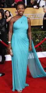 Viola Davis in Monique Lhuillier