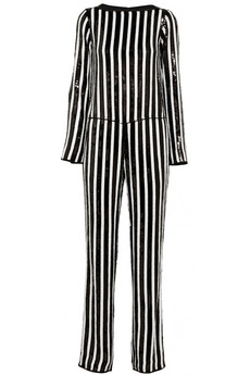 Marc Jacobs Striped Sequined Chiffon Jumpsuit (From Spring 2013 Runway)