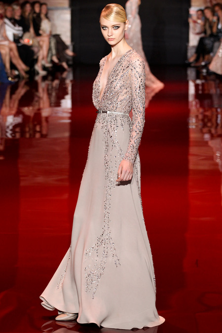 Elie Saab, Fall 2013 Haute Couture, Look 11  Photo: Marcus Tondo/InDigital/GoRunway found on www.style.com