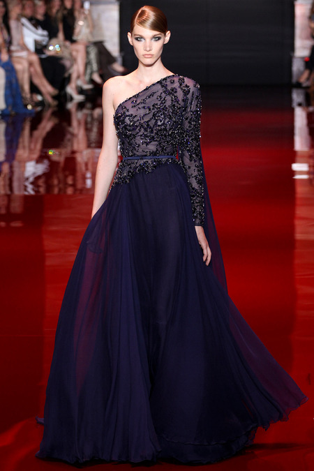 Elie Saab, Fall 2013 Haute Couture, Look 20  Photo: Marcus Tondo/InDigital/GoRunway found on www.style.com