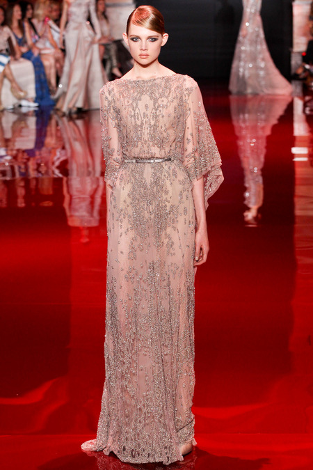 Elie Saab, Fall 2013 Haute Couture, Look 28  Photo: Marcus Tondo/InDigital/GoRunway found on www.style.com