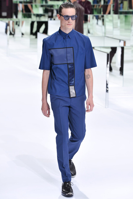 Dior Homme, Spring 2014, Look 29 Photo: Yannis Viamos/InDigital/GoRunway found on www.style.com