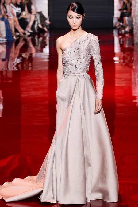 Elie Saab, Fall 2013 Haute Couture, Look 29  Photo: Marcus Tondo/InDigital/GoRunway found on www.style.com