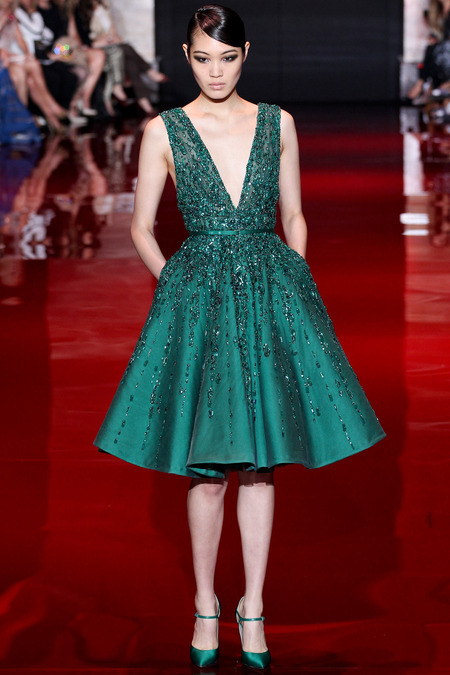 Elie Saab, Fall 2013 Haute Couture, Look 31  Photo: Marcus Tondo/InDigital/GoRunway found on www.style.com
