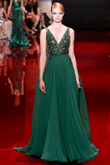 Elie Saab, Fall 2013 Haute Couture, Look 34  Photo: Marcus Tondo/InDigital/GoRunway found on www.style.com