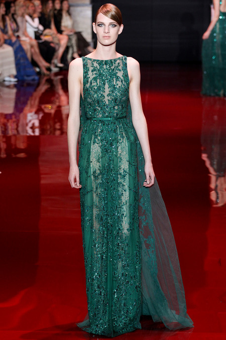 Elie Saab, Fall 2013 Haute Couture, Look 37  Photo: Marcus Tondo/InDigital/GoRunway found on www.style.com