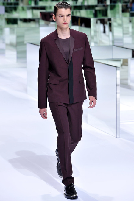 Dior Homme, Spring 2014, Look 4 Photo: Yannis Viamos/InDigital/GoRunway found on www.style.com