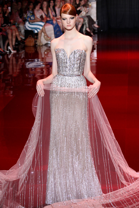 Elie Saab, Fall 2013 Haute Couture, Look 46  Photo: Marcus Tondo/InDigital/GoRunway found on www.style.com
