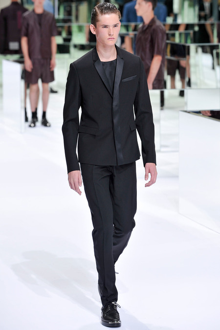 Dior Homme, Spring 2014, Look 48 Photo: Yannis Viamos/InDigital/GoRunway found on www.style.com