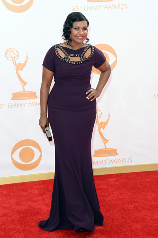 Mindy Kaling in Edition by Georges Chakra  Photo: Getty Images 