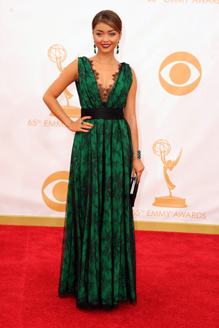 Sarah Hyland in CH Carolina Herrera Photo: Getty Images
