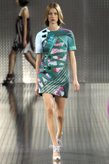 Bomfared, Mary Katrantzou, Spring 2014, Look 10  Photo: Marcus Tondo/Indigitalimages.com