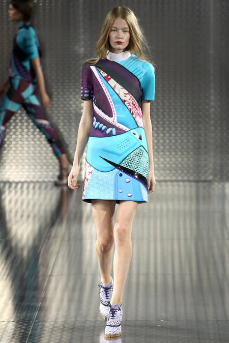 Quixote, Mary Katrantzou, Spring 2014, Look 15  Photo: Marcus Tondo/Indigitalimages.com