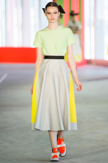 Roksana Ilincic, Spring 2014, Look 4 Photo: Yannis Vlamos/Indigitalimages.com
