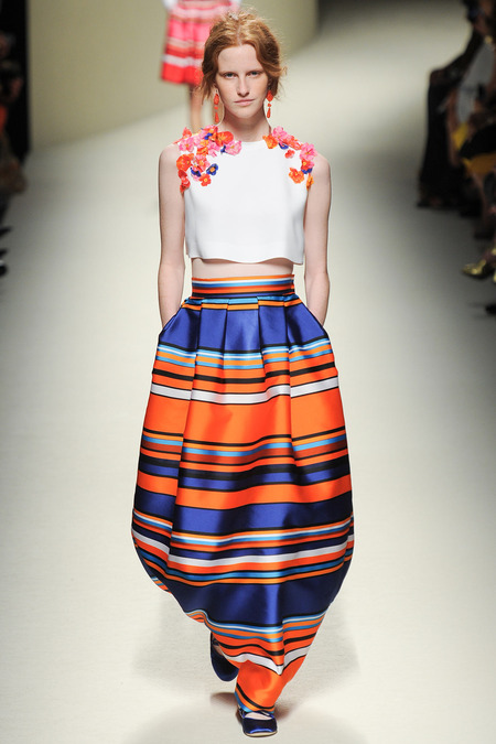 Alberta Ferretti, Spring 2014, Look 10 Photo: Yannis Vlamos/Indigitalimages.com