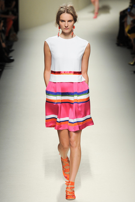 Alberta Ferretti, Spring 2014, Look 13 Photo: Yannis Vlamos/Indigitalimages.com