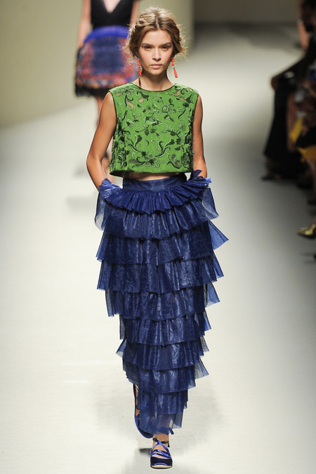 Alberta Ferretti, Spring 2014, Look 29 Photo: Yannis Vlamos/Indigitalimages.com