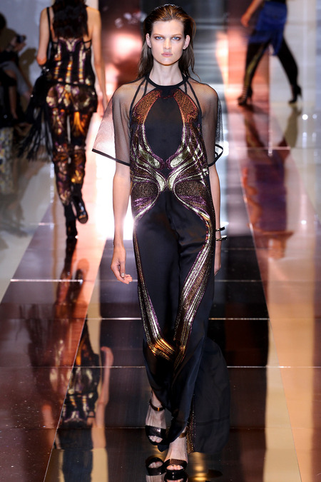 Gucci, Spring 2014, Look 33, Bette Franke Photo: Marcus Tondo/Indigitalimages.com