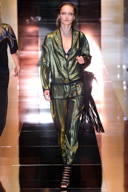 Gucci, Spring 2014, Look 35, Karmen Pedaru Photo: Marcus Tondo/Indigitalimages.com