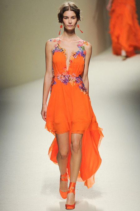 Alberta Ferretti, Spring 2014, Look 42 Photo: Yannis Vlamos/Indigitalimages.com