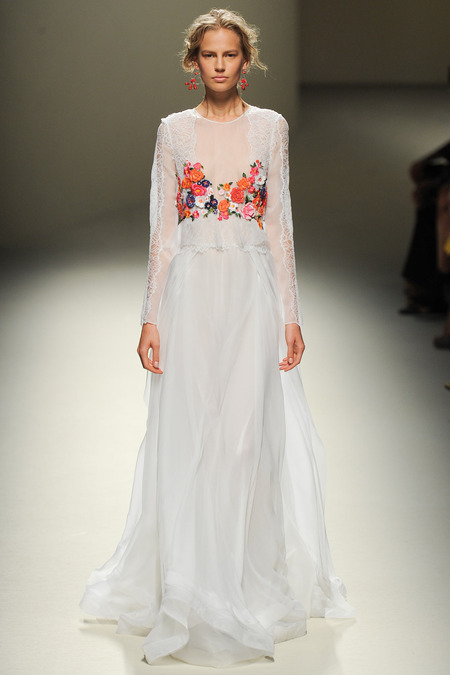 Alberta Ferretti, Spring 2014, Look 51 Photo: Yannis Vlamos/Indigitalimages.com