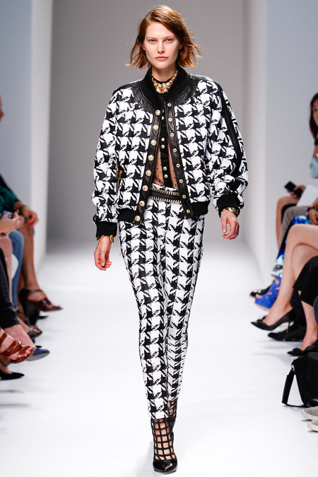 Balmain, Spring/Summer 2014, Look 14 Photo: Monica Feudi/FeudiGuaineri.com found on www.style.com