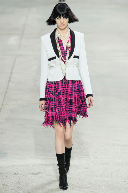 Chanel, Spring/Summer 2014 Collection, Look 16 Photo: Yannis Vlamos/Indigitalimage.com found on www.style.com