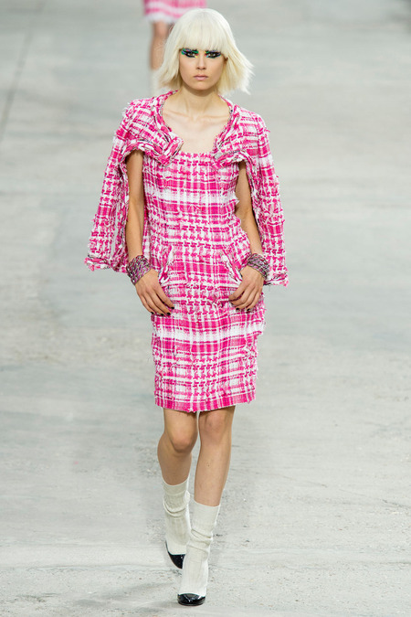 Chanel, Spring/Summer 2014 Collection, Look 18 Photo: Yannis Vlamos/Indigitalimage.com found on www.style.com