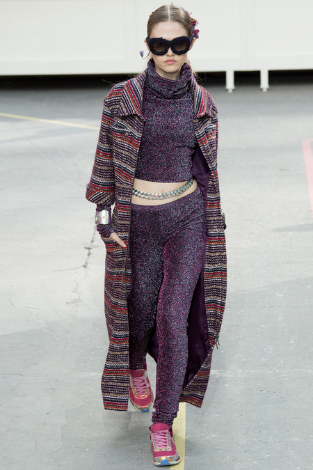 Chanel, Fall/Winter 2014 Collection, Look 2 Photo: Yannis Vlamos/Indigitalimages.com found on www.style.com