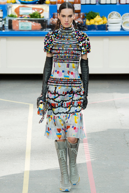 Chanel, Fall/Winter 2014 Collection, Look 38 Photo: Yannis Vlamos/Indigitalimages.com found on www.style.com
