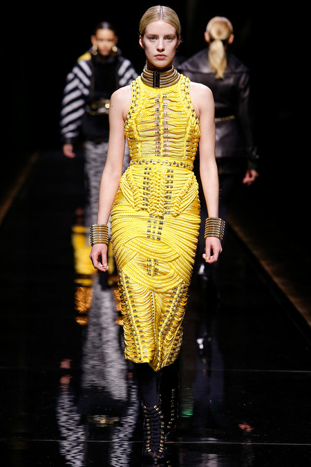 Balmain, Fall/Winter 2014, Look 41 Photo: Monica Feudi/FeudiGuaineri.com found on www.style.com