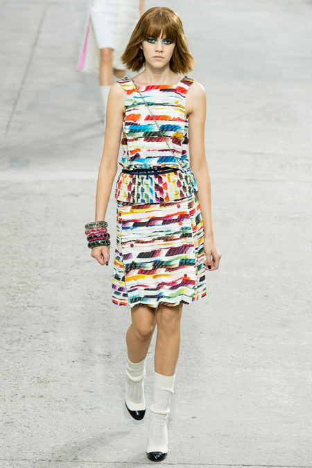 Chanel, Spring/Summer 2014 Collection, Look 79 Photo: Yannis Vlamos/Indigitalimage.com found on www.style.com
