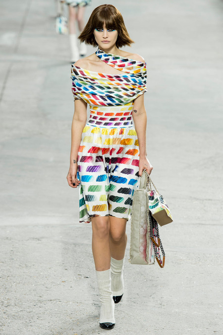 Chanel, Spring/Summer 2014 Collection, Look 80 Photo: Yannis Vlamos/Indigitalimage.com found on www.style.com