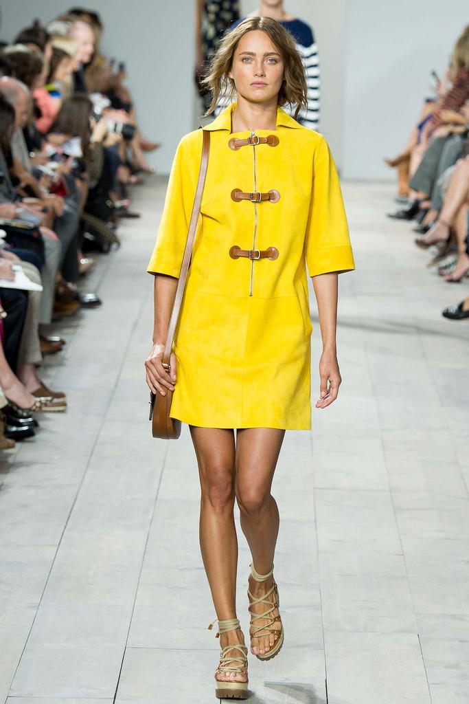 Michael Kors, Spring 2015, Look 12 Model: Karmen Pedaru Photo: Yannis Vlamos/Indigitalimages.com found on www.style.com