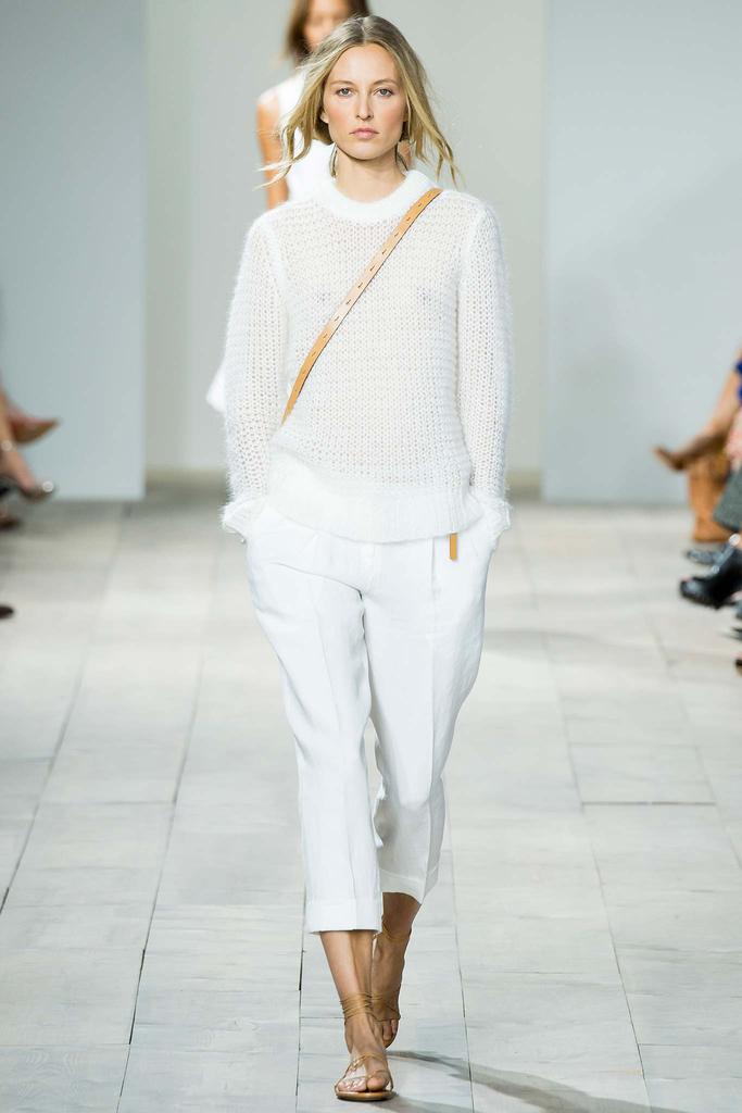 Michael Kors, Spring 2015, Look 2 Model: Liisa Winkler Photo: Yannis Vlamos/Indigitalimages.com found on www.style.com