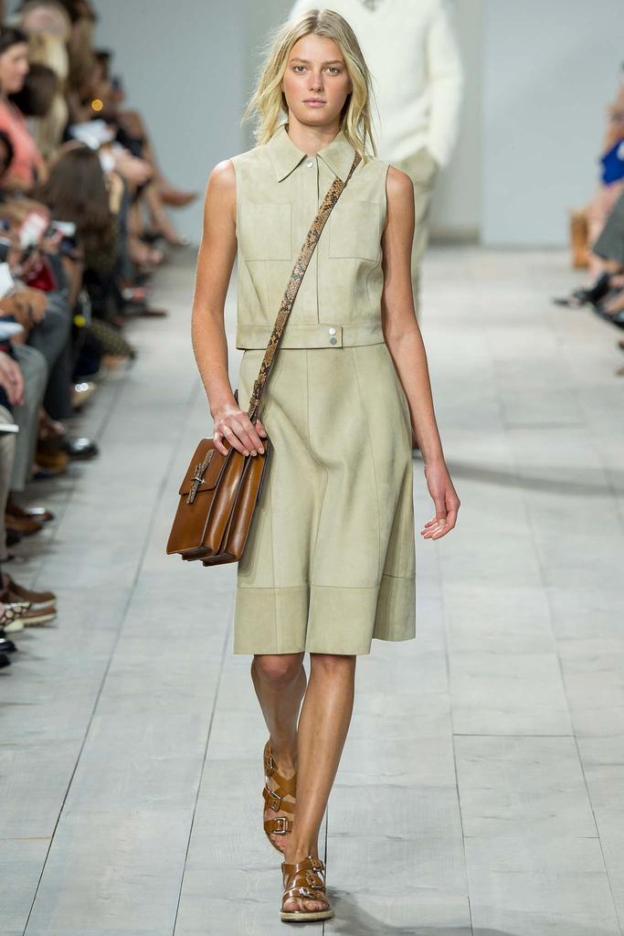 Michael Kors, Spring 2015, Look 41 Model: Sigrid Agren Photo: Yannis Vlamos/Indigitalimages.com found on www.style.com