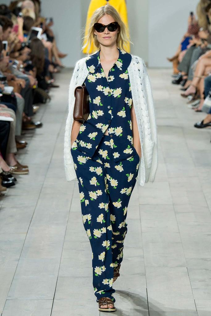 Michael Kors, Spring 2015, Look 6 Model: Suvi Koponen Photo: Yannis Vlamos/Indigitalimages.com found on www.style.com