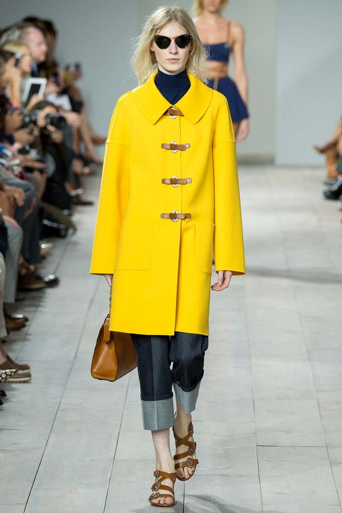 Michael Kors, Spring 2015, Look 7 Model: Julia Nobis Photo: Yannis Vlamos/Indigitalimages.com found on www.style.com